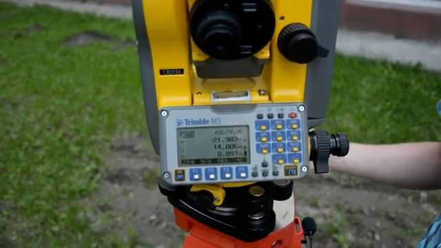 Электронный тахеометр Trimble M3, режимы дисплея смотреть онлайн