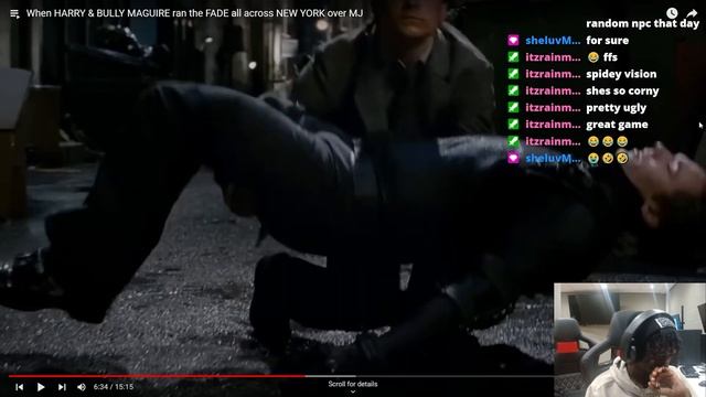 Spiderman and Goblin Jr fight over Mary Jane Casper Reaction смотреть онлайн