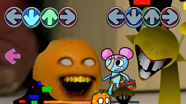 FNF Спрунки Все фазы Хоррора против Пибби Раздражающий Апельсин