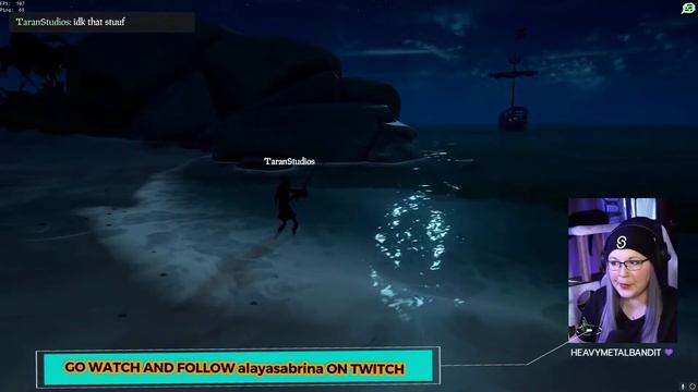 TWITCH STREAMER alayasabrina DURING A 5+ HOUR JOURNEY TOOK TIME TO HELP ME FISH!! #seaofthieves смотреть онлайн