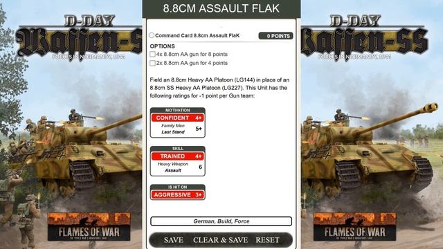 FOW D-Day Waffen SS Command Cards - Panzer Pioneer Platoon - Own Goal - Screeming Meemies - Etc...