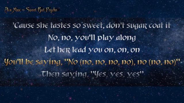 Ava Max - Sweet But Psycho #lyrics #foryou