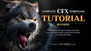 Vfx Grace - Blender Animal Full Tutorial MODELING Pack 1