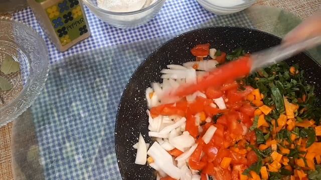 138. Перцы фаршированные с восточным ароматом. смотреть онлайн