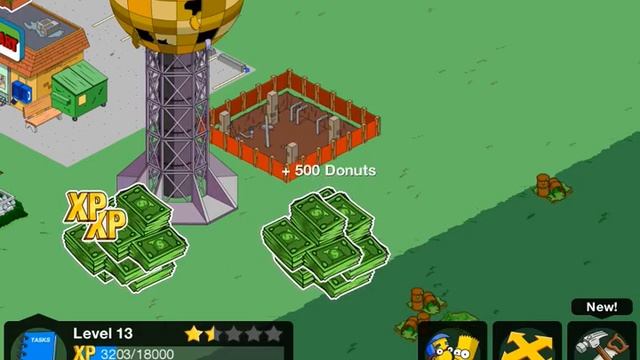 Simpsons Tapped Out Donuts And Duplicates, All Building Unlock