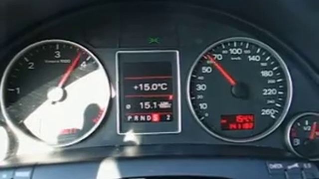 A4 B7 3.0 tdi 276ps Tiptronic DPF Milltek 0-100 km.avi смотреть онлайн
