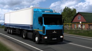 244 / ETS 2 1.53 / Русская сборка / МАЗ-5440А8 / работаем.