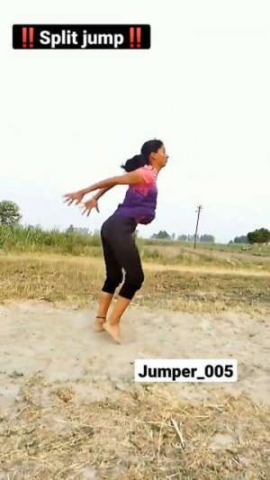 Split Jump ☑️ (improve your Long jump) #jumper005 #shivanijumper #shorts #athlete #youtube #workout