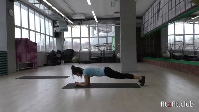 Делаем планку правильно. Рассказывает и показывает Алина смотреть онлайн