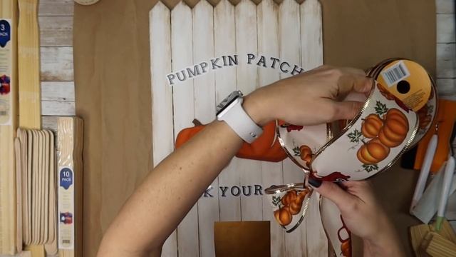Modern Farmhouse Dollar Tree DIY Tutorial Candle Holder Terra Cotta Plant Stand Pumpkin Wall Sign смотреть онлайн