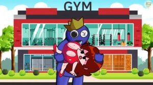 Fat Girlfriend VS Alphabet I Want To Eat But Fat Rainbow Friends VERY STRONG