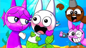 СПРУНКИ СУПЕРСЕМЕЙКА Невероятное приключение под водой! Sprunki Incredibox