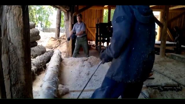 Дисковая пилорама с горионтальным расположением пил ДПА