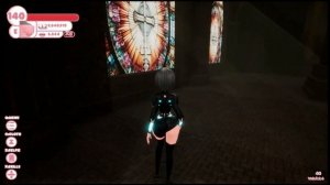 Church, city and fantasy land - Waifu Dreams City