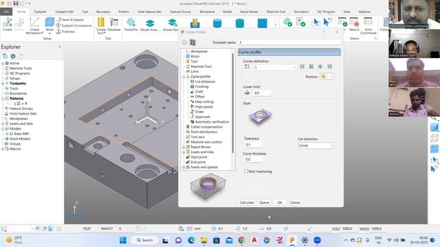 How To Create Pattern In Powermill 2024 | Powermill 2024 Day-3 | Powermill 2024 Programming Tutoria