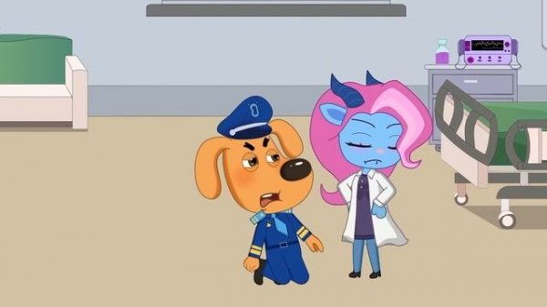 Sheriff Labrador , Please Open The Toilet Door! | Sheriff Labrador Police Animation