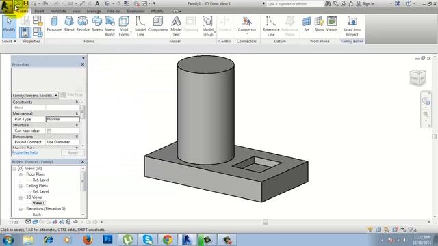 REVIT FAMILY I Revit Tutorials | Revit Architecture 2014 | Tutorial For Beginners смотреть онлайн