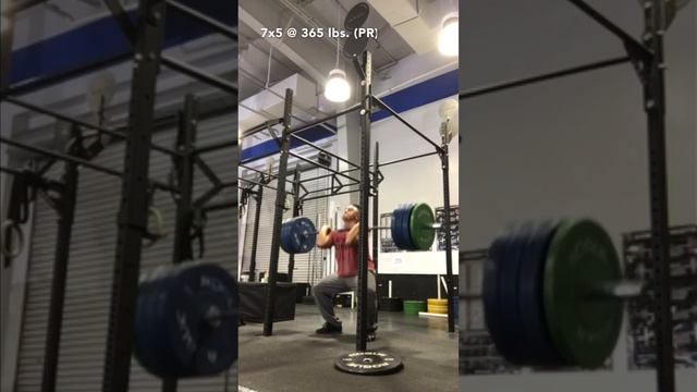 Front squat Smolov base mesocycle day 11 (7x5 @ 365 lbs. PR) смотреть онлайн