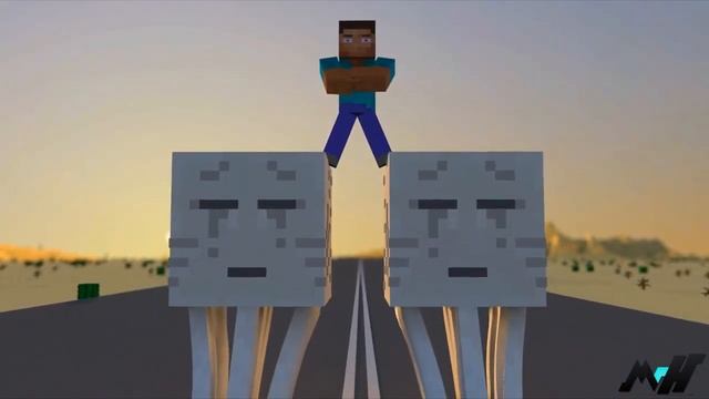 Пародия на Ван Дамму - Minecraft animation смотреть онлайн