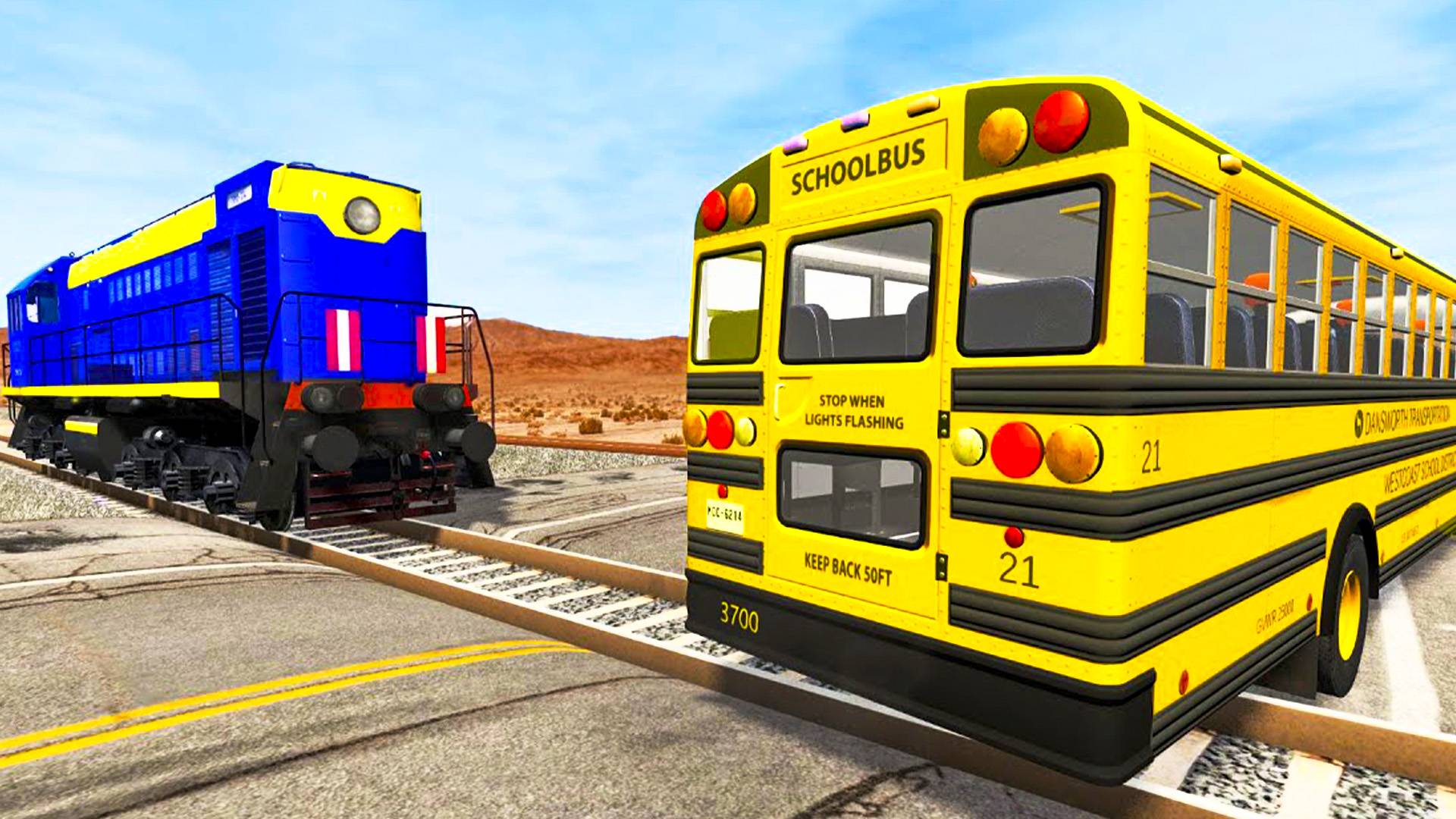 АВТОМОБИЛИ VS РЕЛЬСОВ И ПОЕЗДОВ 😱|BeamNG.Drive|Бемиджи Драйв смотреть онлайн