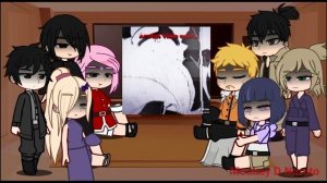 || Past Generation React To The Two Blue Vortex || React To Boruto & Himawari & sarada ||