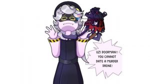 Uzi Doorman, You CANNOT Date a MURDER DRONE!! (Murder Drones Comic Dub)