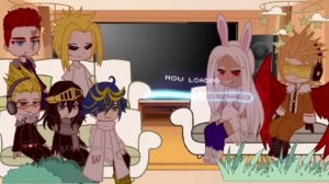Pro Heroes React To Himawari As New Student // 🇺🇸🇧🇷 // Gacha React