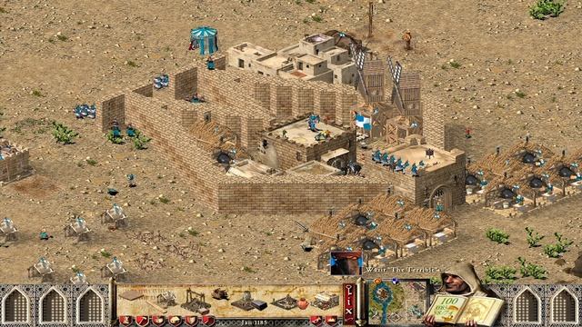 Destroying Wazir With 1 Building In Stronghold Crusader смотреть онлайн