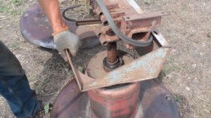 Роторная косилка. Замена подшипника.