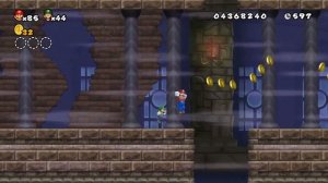 Newer Super Mario Bros Wii | All Castles | 2 Player