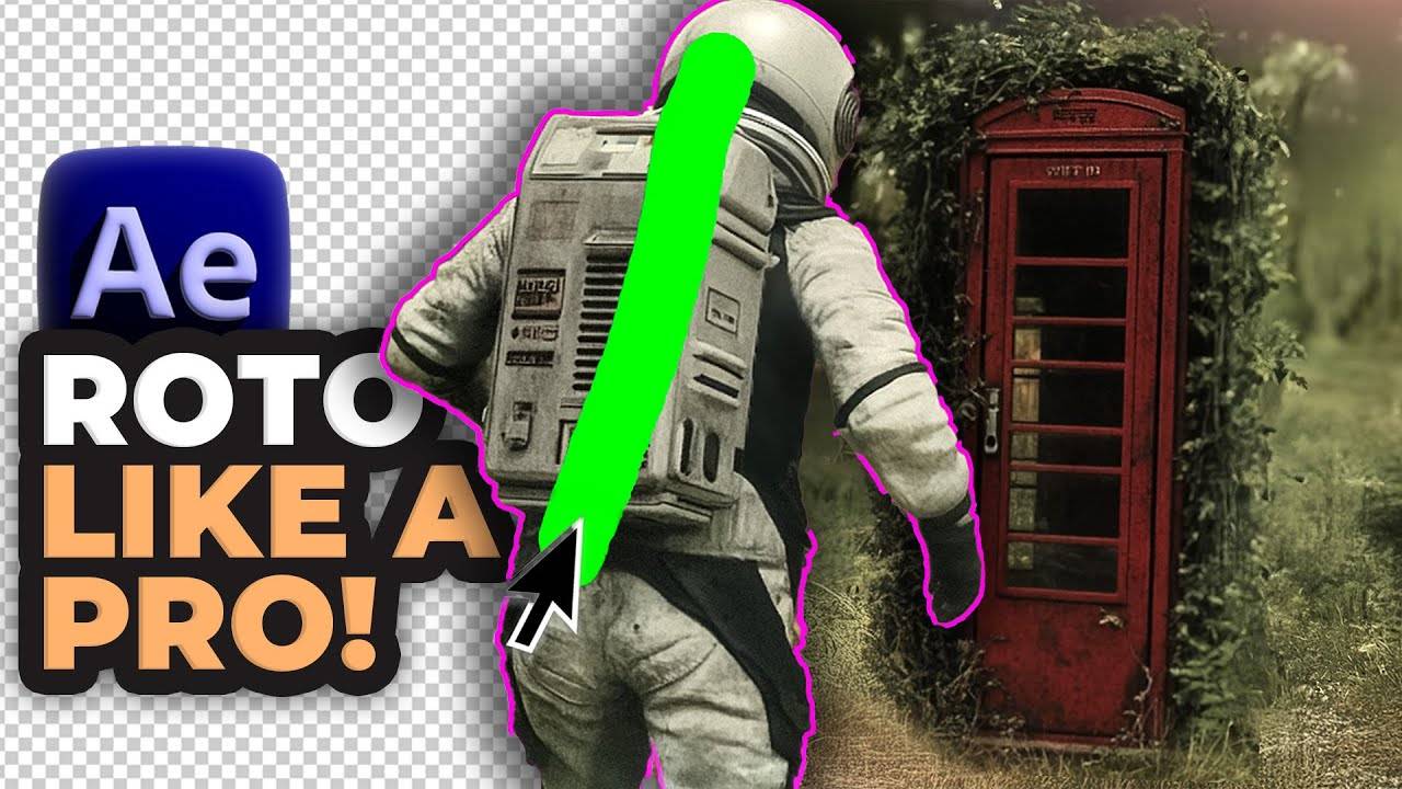 Ротоскопирование в After Effects смотреть онлайн