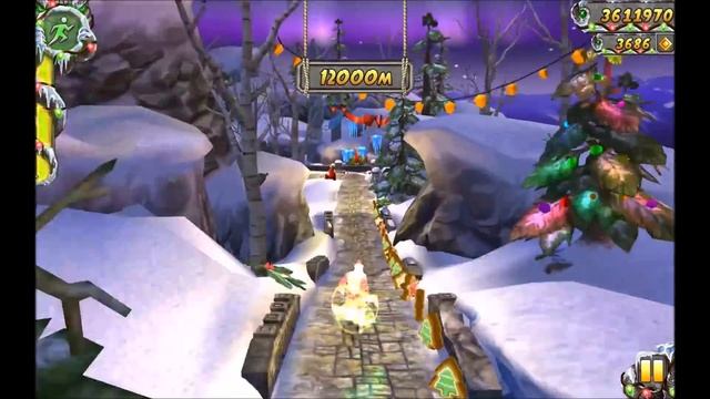 Temple Run 2 - Frozen Festival Gameplay смотреть онлайн