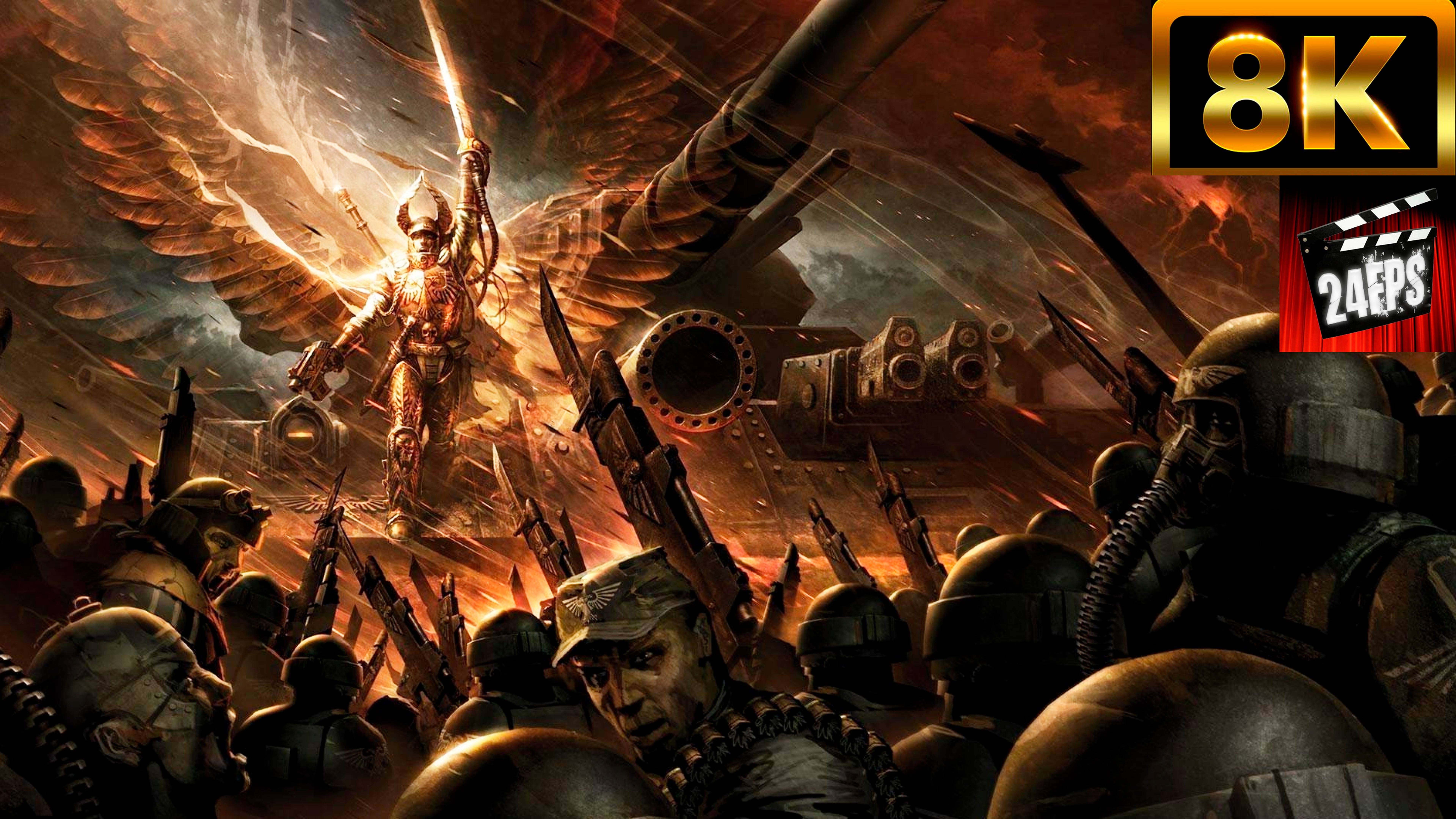 Warhammer 40000 - All Games - All CGI Cinematics ( "Special" 8K) смотреть онлайн