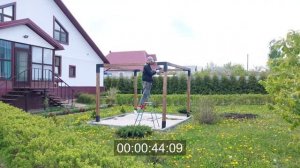 Сборка модульной беседки в стиле ЛОФТ