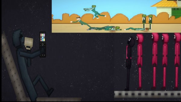 Игра в кальмара в melon sandbox 1 часть