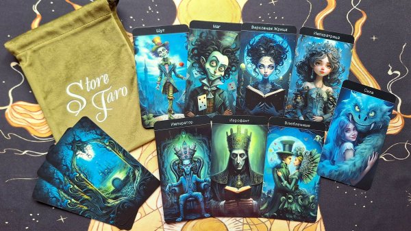 Обзор мультяшной колоды "ДРИМЛЭНД ТАРО" 🌠 (автор Маргарита Ирис, StoreTaro) 🌠