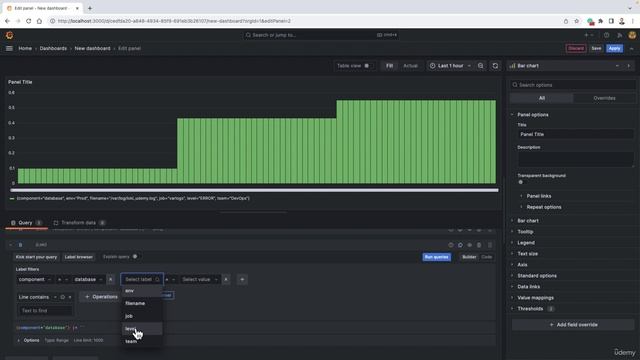 66. Visualising Loki Queries on Dashboards смотреть онлайн