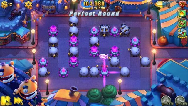 Fieldrunners 2 - Carnie Guarding (Heroic) Walkthrough смотреть онлайн