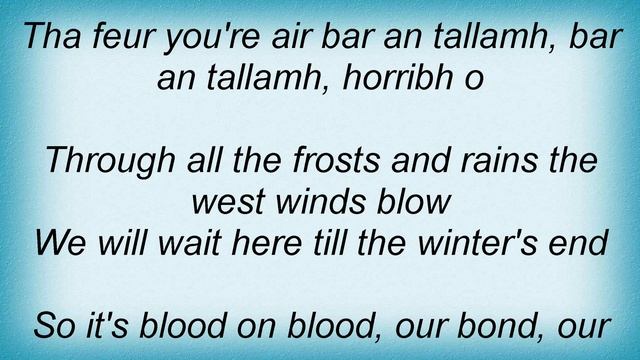 Runrig - The Stamping Ground Lyrics смотреть онлайн