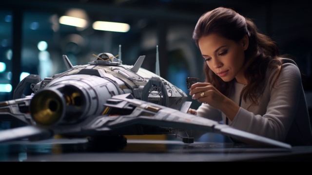 VirtualModelSpacecraftConstructionStudioPart7animatronicsspaceshipscifiaiartmodels