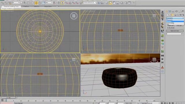 How to create 'The Ring of Aragorn', from 'Lord of the Rings' in 3DS Max смотреть онлайн
