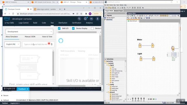 SIMATIC LOGO V8.3 IOT CLOUD || ALEXA VOICE COMMAND || SIMATIC S71200 TO S7200 SMART COMMUNICATION смотреть онлайн