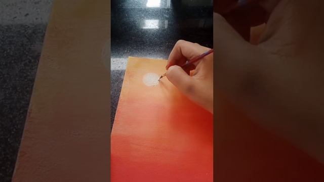 Easy Watercolour Painting- Sunset Bird | Amazing Art & craft смотреть онлайн
