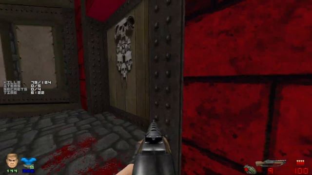 Brutal Doom v22 - Scorching Earth Map20 Arrival (All Secrets) смотреть онлайн