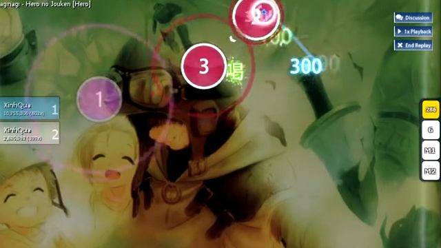 [osu!] yanaginagi - Hero no Jouken (XinhQua) смотреть онлайн