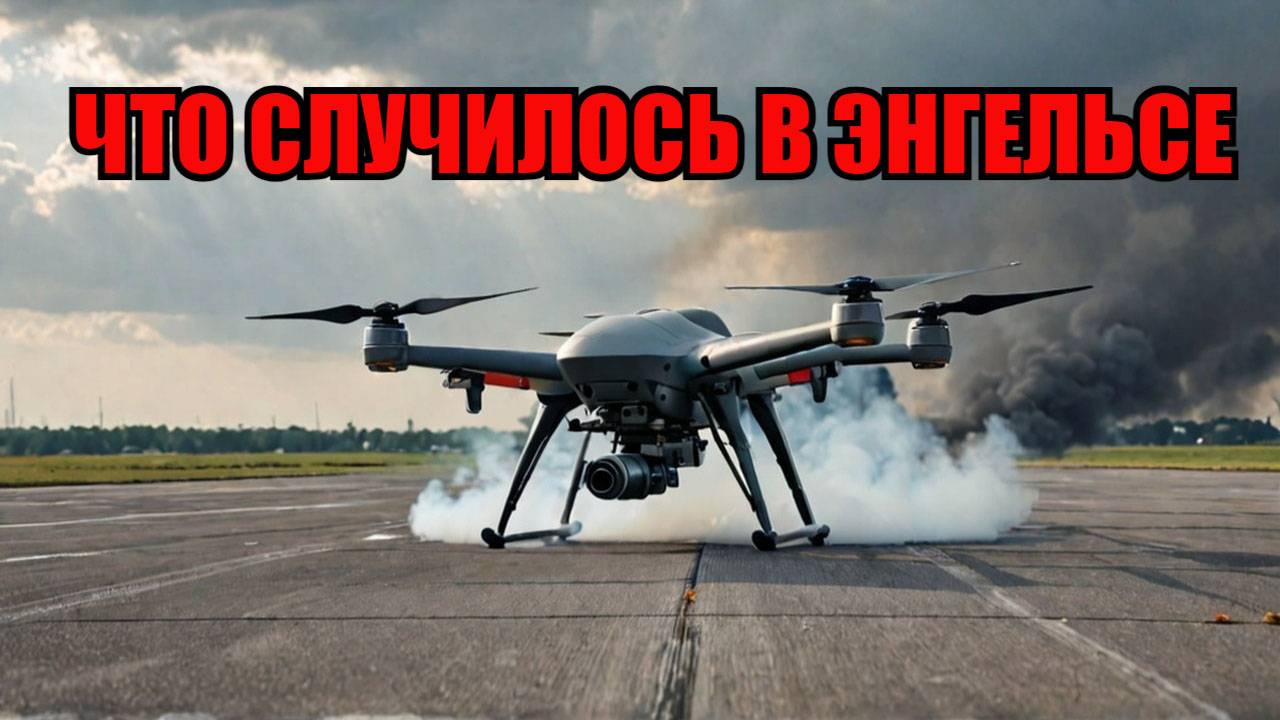 Атака дронов на аэродром в Энгельсе Что произошло? смотреть онлайн