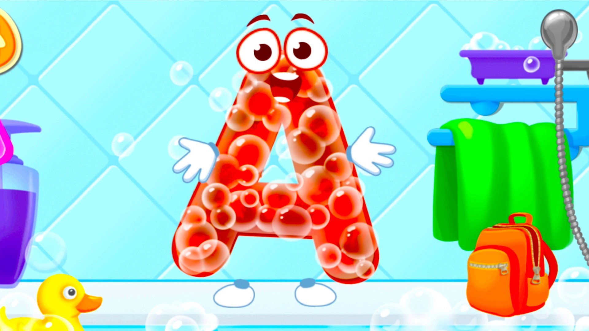 Учим английскую букву А / Английский язык для малышей/ Развивающий мультфильм для детей смотреть смотреть онлайн