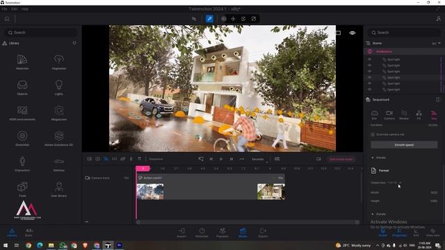 Twinmotion 2024.1 | Tutorial SERIES 02 | Creating Sequence | Animation смотреть онлайн