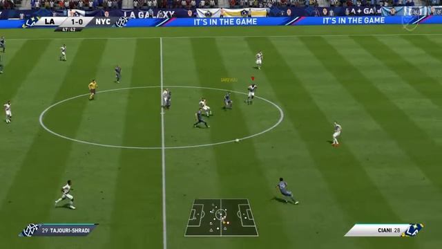 LA GALAXY - NEW YORK CITY (MSL CUP FINAL) (FIFA 19) (REALISTIC SLIDERS AND CAMERA) смотреть онлайн