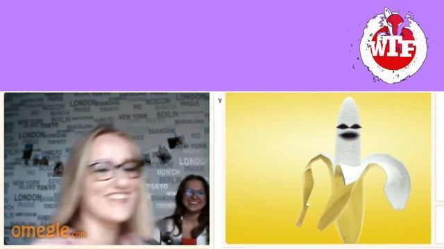 Banana Prank On Omegle Live Video  Chat | Omegle Funny English On Live